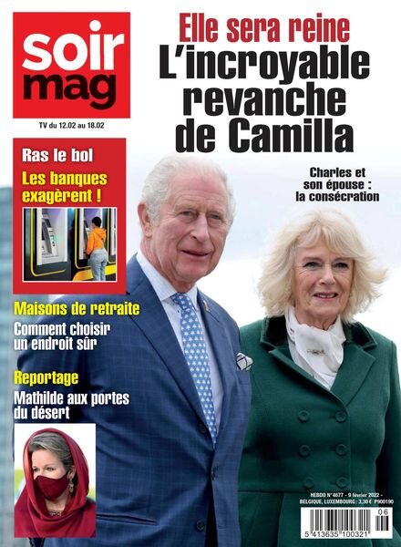 Le Soir Magazine – 11 fevrier 2022 Cover