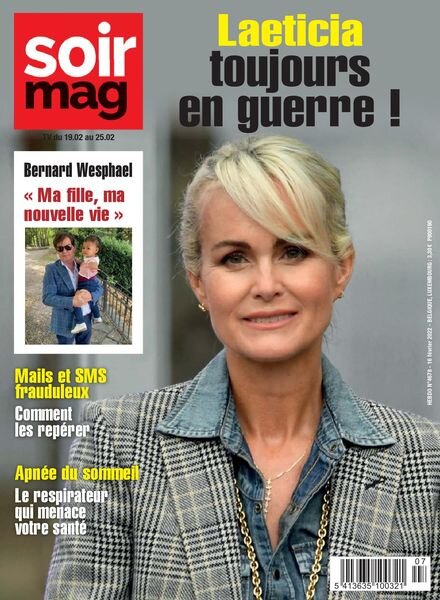 Le Soir Magazine – 18 fevrier 2022 Cover