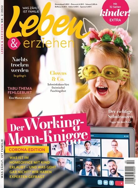 Leben & Erziehen – Februar 2022 Cover