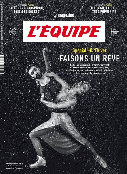 L’Equipe Magazine – 29 Janvier 2022 Cover