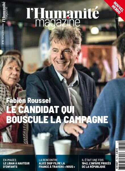 L’Humanite Dimanche – 17 Fevrier 2022 Cover