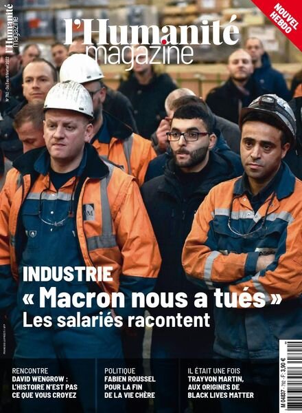 L’Humanite Dimanche – 3 Fevrier 2022 Cover