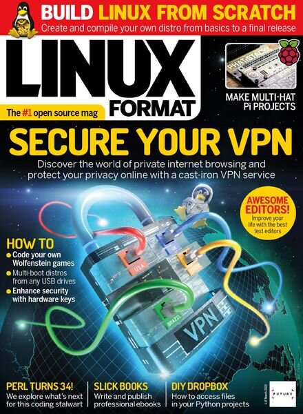 Linux Format UK – March 2022 Cover