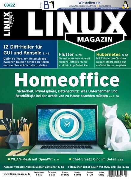 Linux-Magazin – Marz 2022 Cover