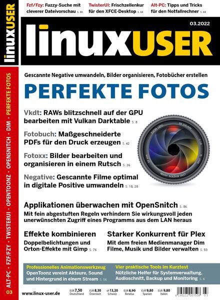 LinuxUser – Marz 2022 Cover