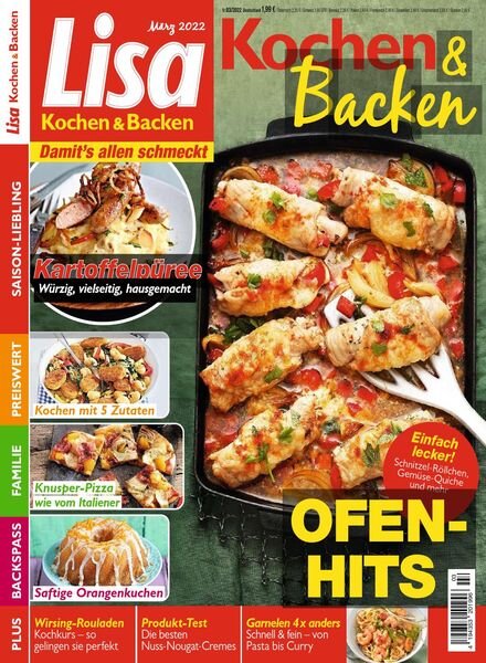 Lisa Kochen & Backen – Marz 2022 Cover