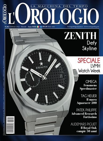 l’Orologio – Febbraio 2022 Cover