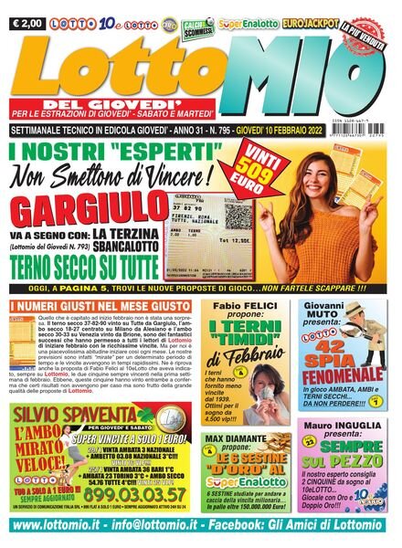 Lottomio del Giovedi – 10 Febbraio 2022 Cover
