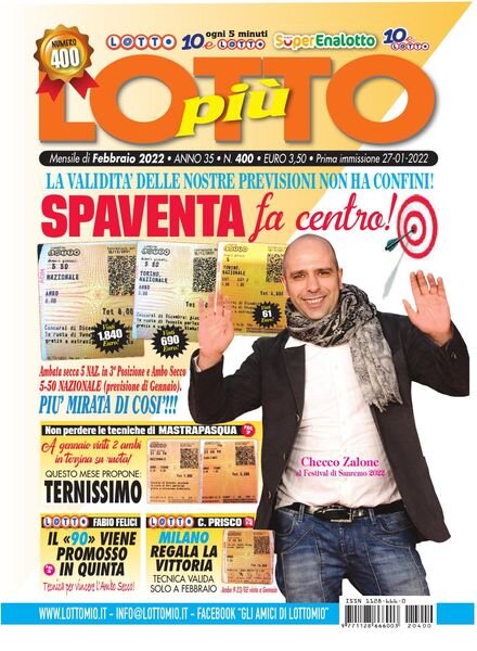 Lottopiu – Febbraio 2022 Cover
