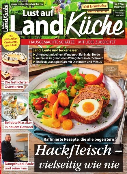 Lust auf LandKuche – Marz-April 2022 Cover