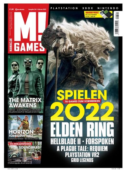 M! GAMES – Januar 2022 Cover
