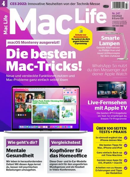 Mac Life Germany – Marz 2022 Cover