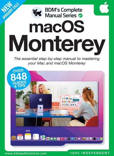 macOS Monterey The Complete Manual – January 2022 Cover