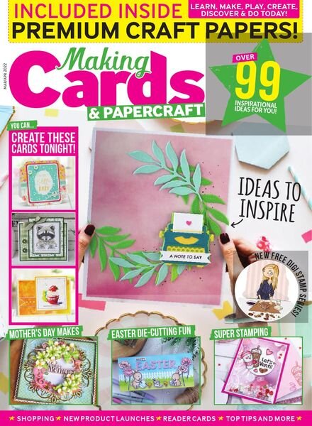 Making Cards & PaperCraft – March-April 2022 Cover