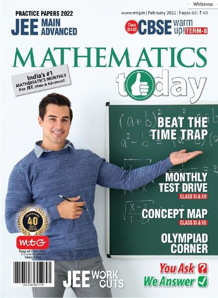 Mathematics Today – February 2022 Cover
