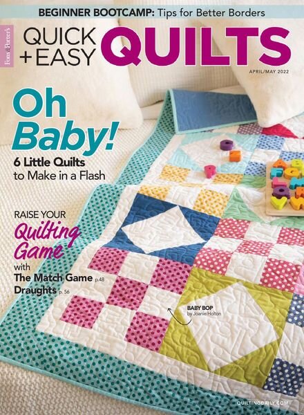 McCall’s Quick Quilts – April 2022 Cover