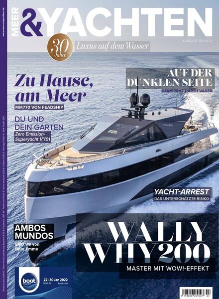 Meer & Yachten – Nr 3-4 2021 Cover