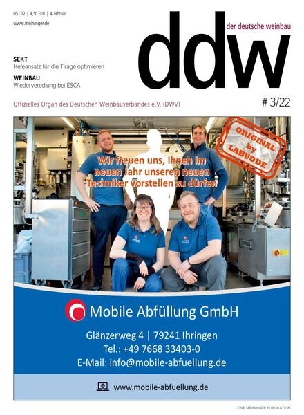 Meininger – 03 Februar 2022 Cover