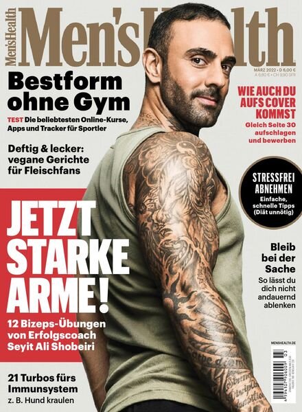 Men’s Health Germany – Marz 2022 Cover