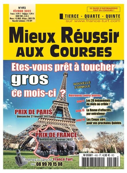 Mieux Reussir aux Courses – Fevrier 2022 Cover
