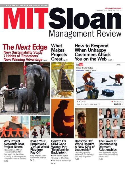 MIT Sloan Management Review – Spring 2011 Cover