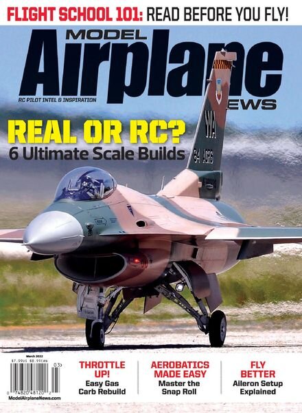Model Airplane News – March 2022 Cover