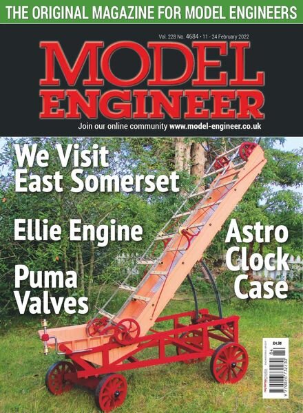 Model Engineer – Issue 4684 – February 11, 2022 Cover