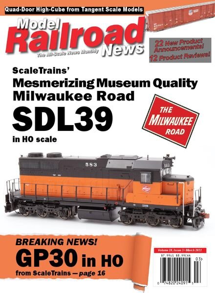 Model Railroad News – February 2022 Cover