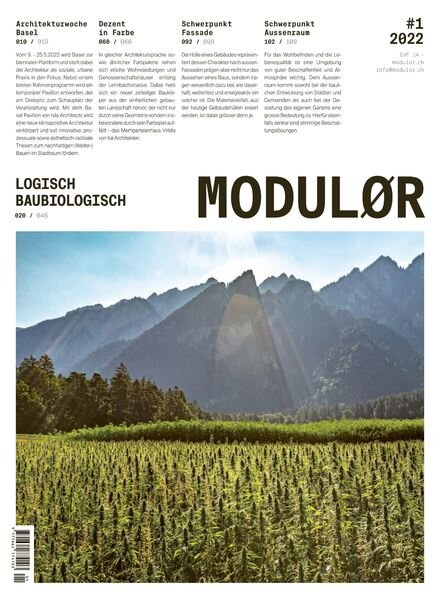 Modulor – Februar 2022 Cover