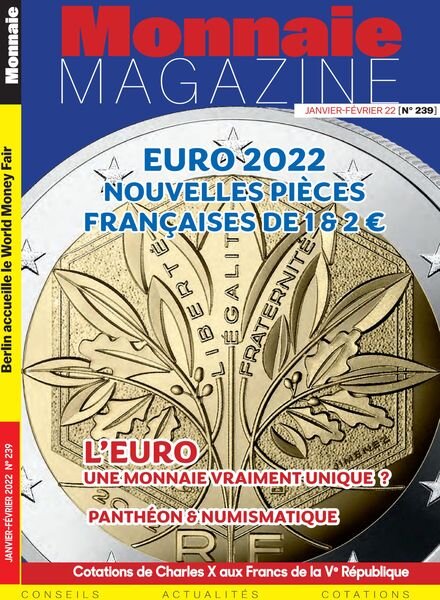 Monnaie Magazine – Janvier-Fevrier 2022 Cover