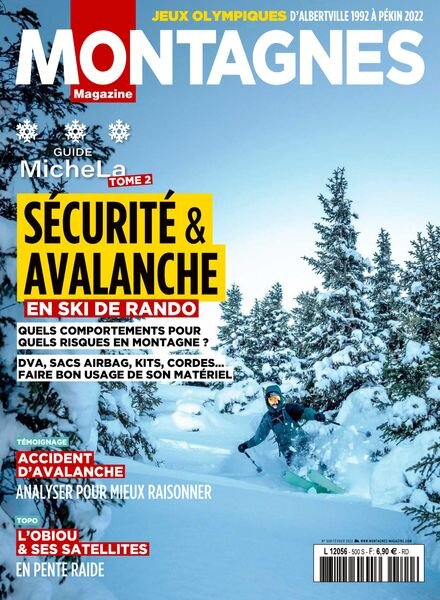 Montagnes Magazine – Fevrier 2022 Cover