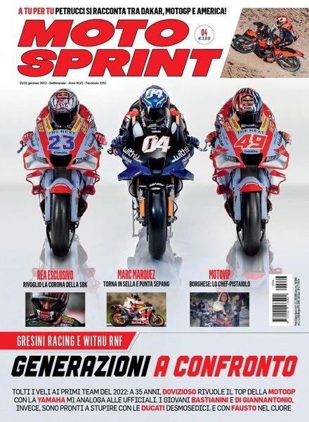 Moto Sprint – 25 Gennaio 2022 Cover