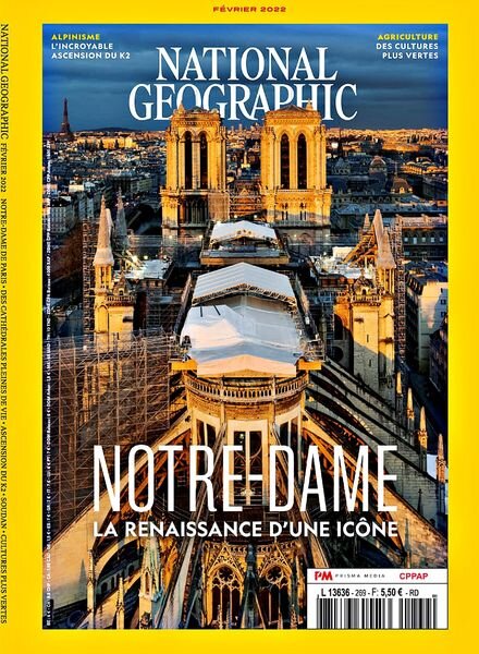 National Geographic France – Fevrier 2022 Cover