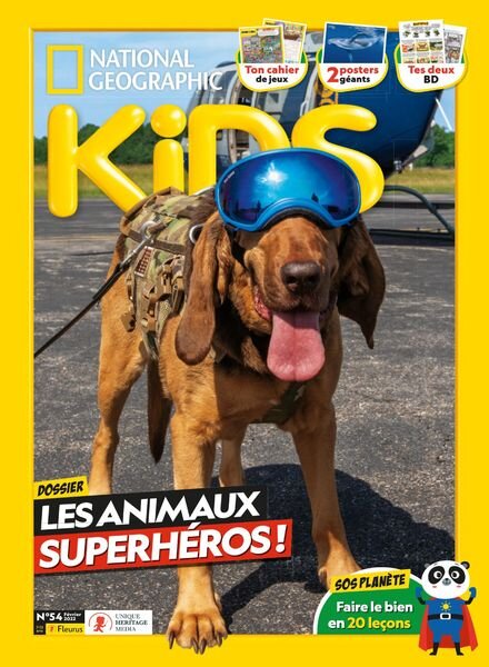 National Geographic Kids France – Fevrier 2022 Cover