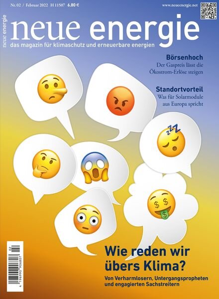 neue energie – Februar 2022 Cover