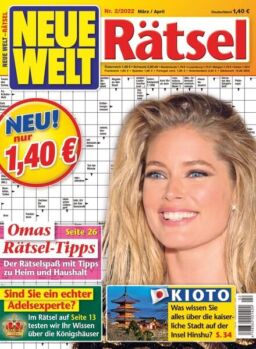 Neue Welt Ratsel – 16 Februar 2022
