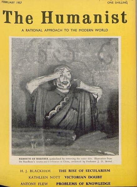 New Humanist – The Humanist, February 1957 Cover