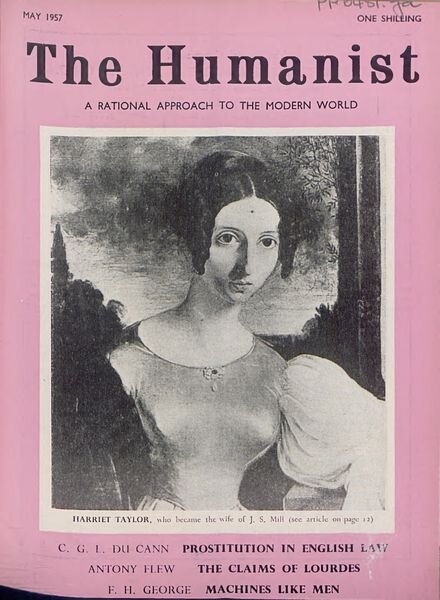 New Humanist – The Humanist, May 1957 Cover