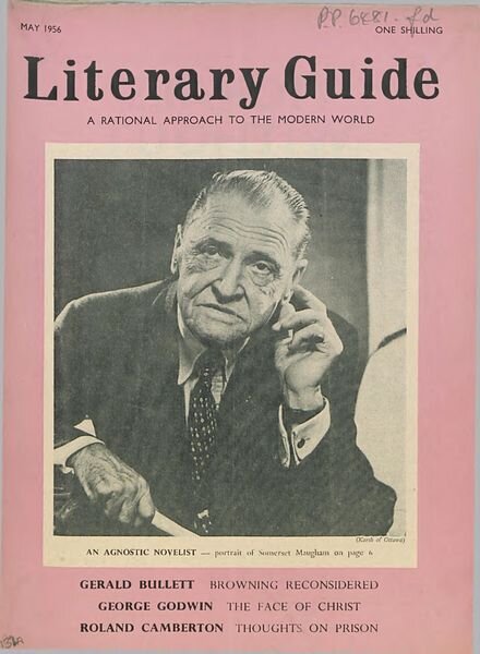 New Humanist – The Literary Guide May 1956 Cover