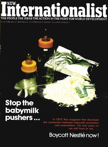New Internationalist – February 1982 Cover