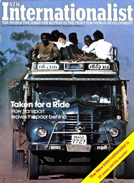 New Internationalist – October 1980 Cover