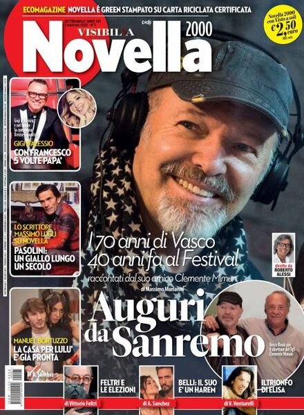 Novella 2000 – 03 febbraio 2022 Cover