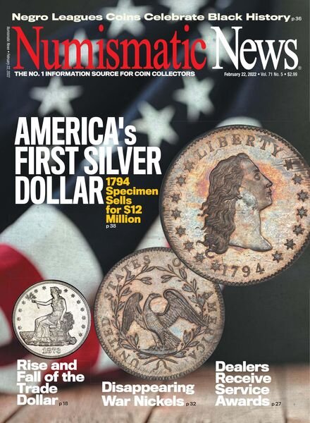 Numismatic News – 11 February 2022 Cover