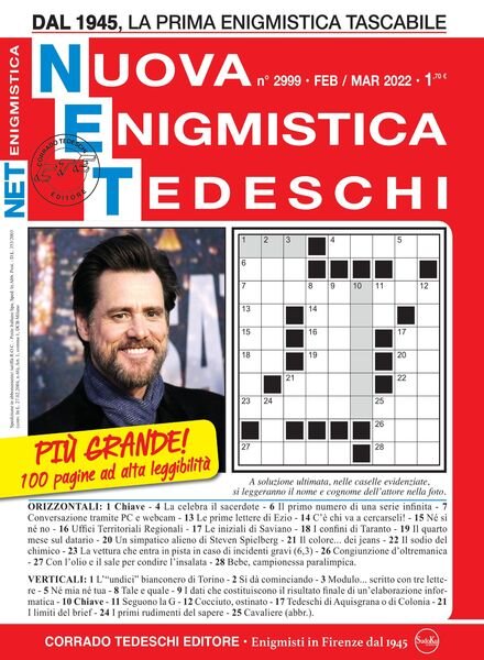 Nuova Enigmistica Tascabile – February 2022 Cover