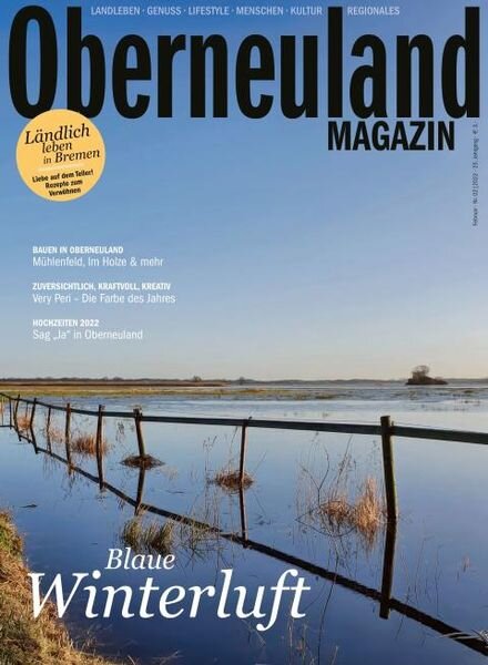 Oberneuland Magazin – Januar 2022 Cover