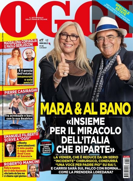 Oggi – 01 luglio 2021 Cover