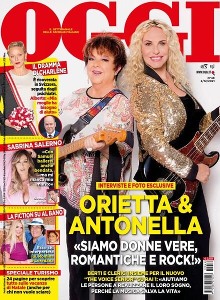 Oggi – 02 dicembre 2021 Cover