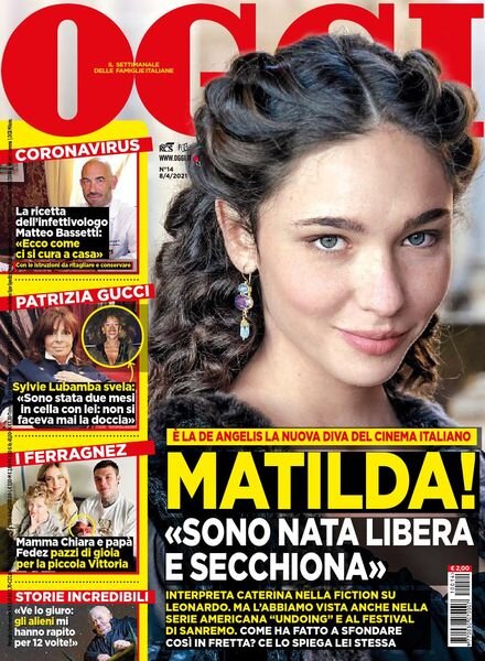 Oggi – 08 aprile 2021 Cover