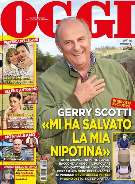 Oggi – 11 novembre 2021 Cover