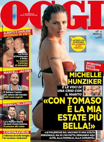 Oggi – 12 agosto 2021 Cover